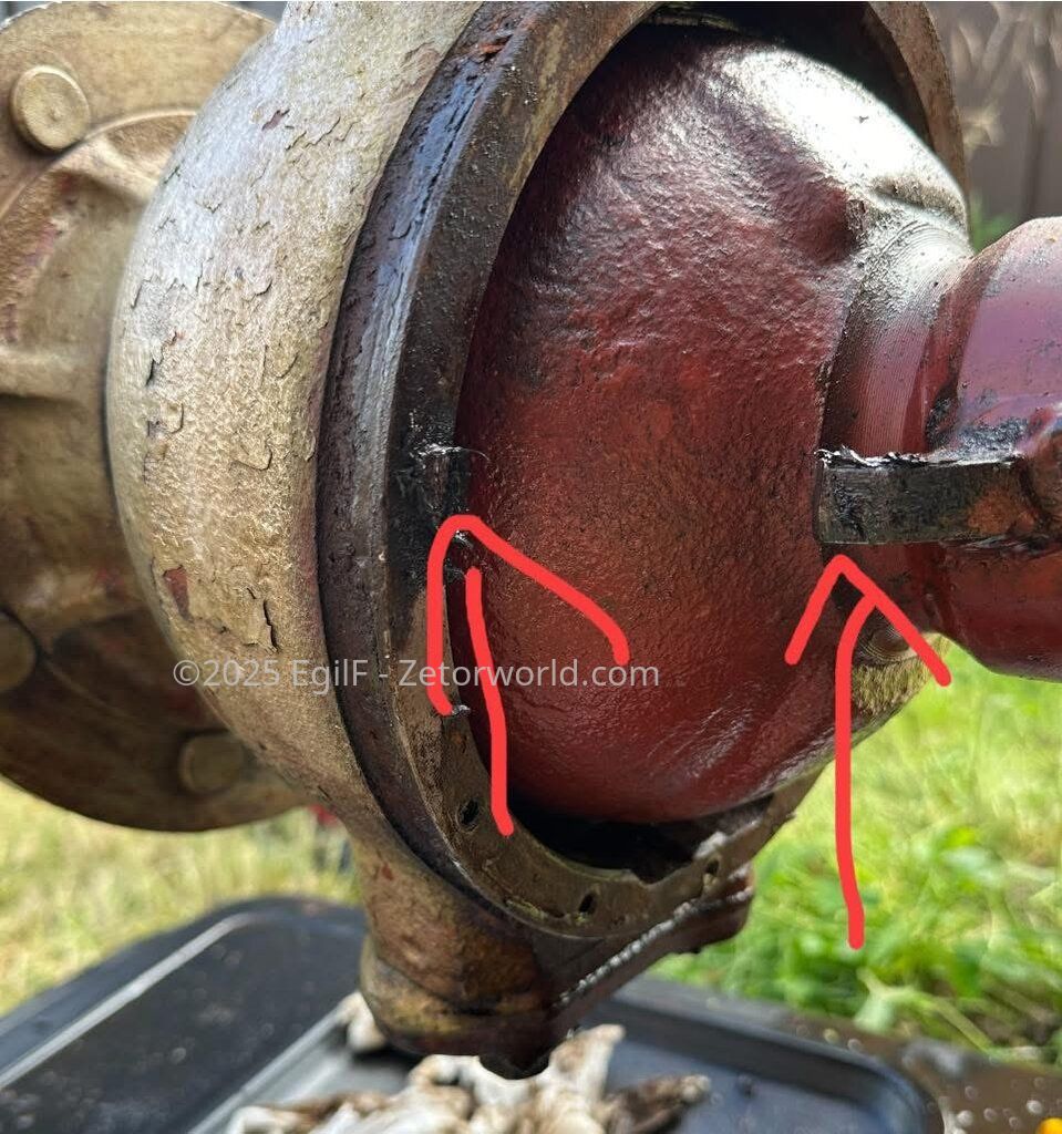 Holes in the rubber cuffs